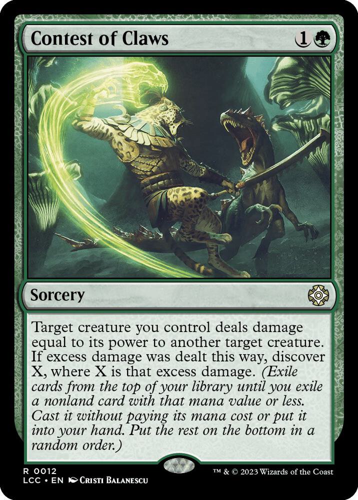 Contest of Claws - Commander: The Lost Caverns of Ixalan (LCC)