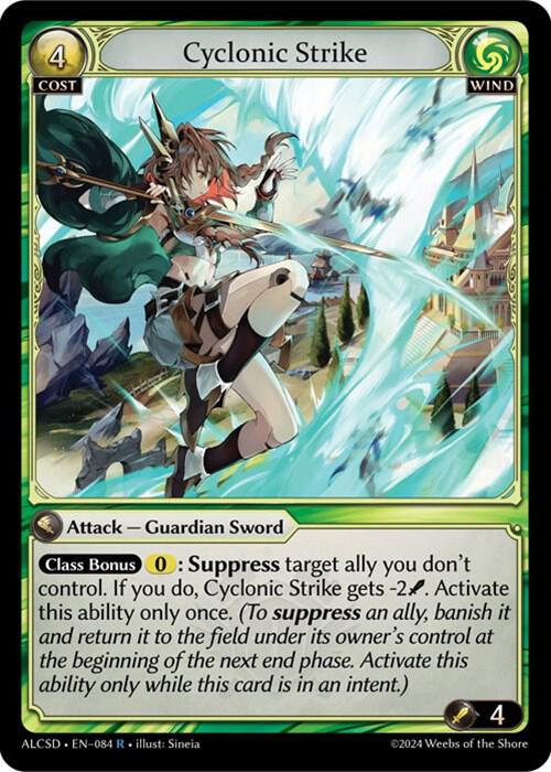 Cyclonic Strike - Alchemical Revolution Starter Decks (ALCSD)