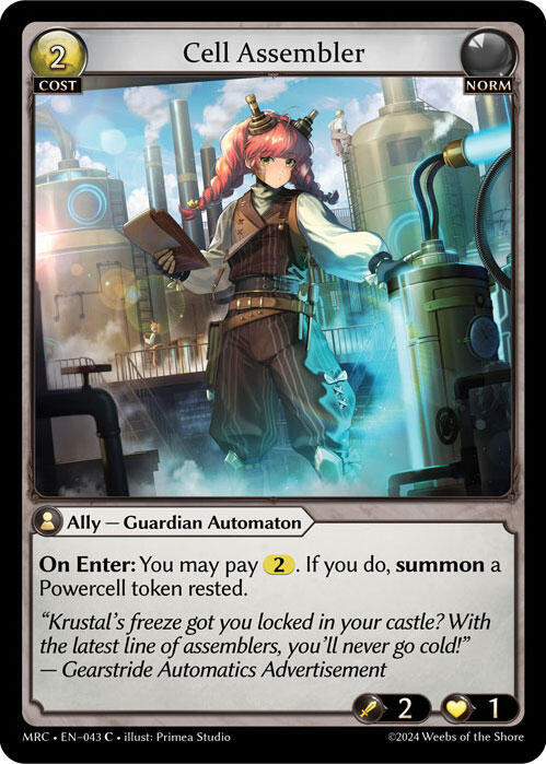 Cell Assembler - Mercurial Heart (MRC) *FOIL*