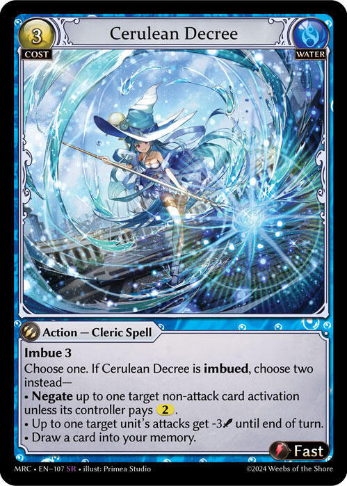 Cerulean Decree - Mercurial Heart (MRC) - FOIL