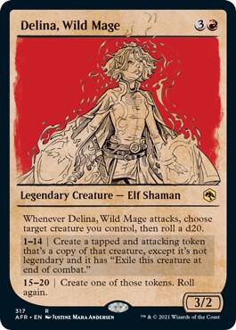 Delina, Wild Mage (Showcase) - Adventures in the Forgotten Realms (AFR)