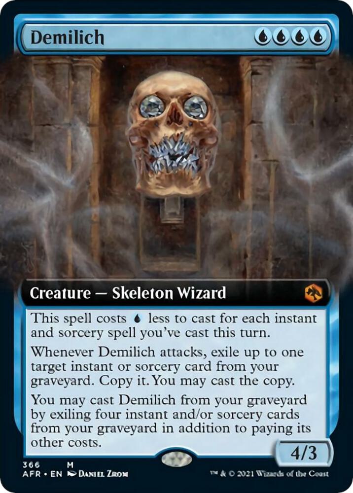 Demilich (Extended Art) - Adventures in the Forgotten Realms (AFR) *FOIL*