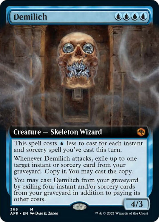 Demilich (Extended Art) - Adventures in the Forgotten Realms (AFR) *FOIL*
