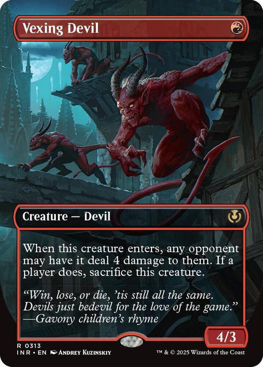 Vexing Devil (Borderless) - Innistrad Remastered (INR) - FOIL