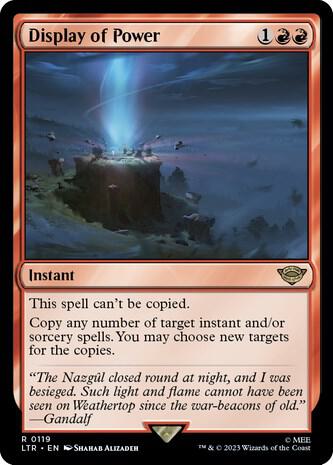 Display of Power - Universes Beyond: The Lord of the Rings: Tales of Middle-earth (LTR) - FOIL