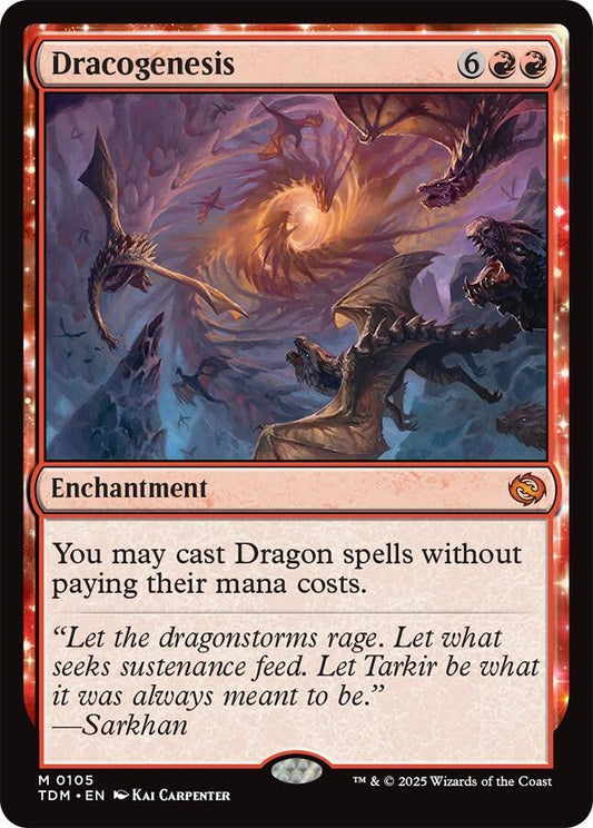 Dracogenesis - Tarkir: Dragonstorm (TDM) *FOIL*