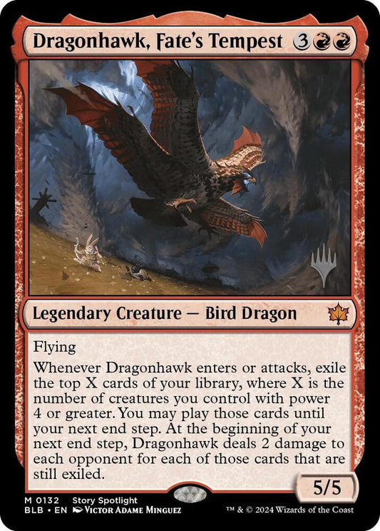 Dragonhawk, Fate's Tempest - Promo Pack: Bloomburrow (PPBLB)