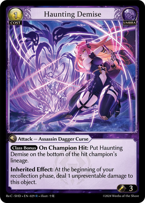 Haunting Demise - Tristan Re:Collection, Shadowdancer (SHD)