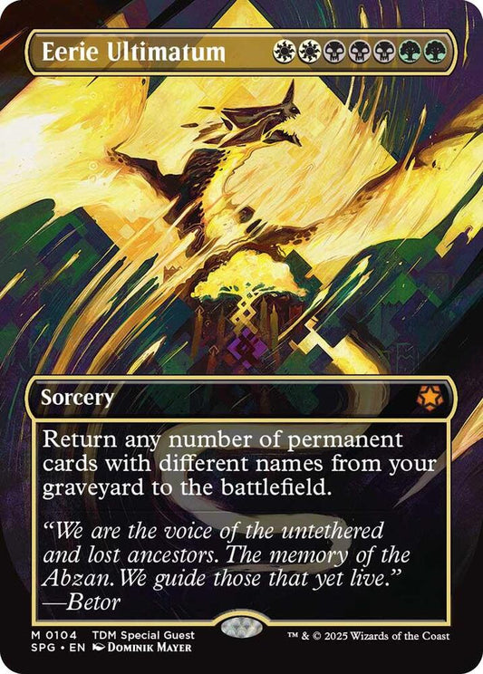 Eerie Ultimatum (Borderless) - Special Guests (SPG) *FOIL*