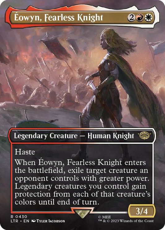 Eowyn, Fearless Knight (Borderless) - Universes Beyond: The Lord of the Rings: Tales of Middle-earth (LTR) *FOIL*