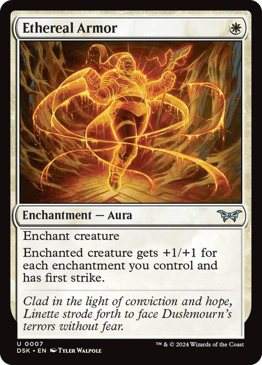 Ethereal Armor - Duskmourn: House of Horror (DSK) - FOIL