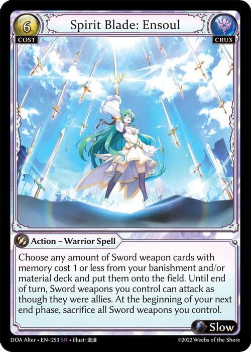 Spirit Blade: Ensoul - Dawn of Ashes Alter Edition (DOA Alter)