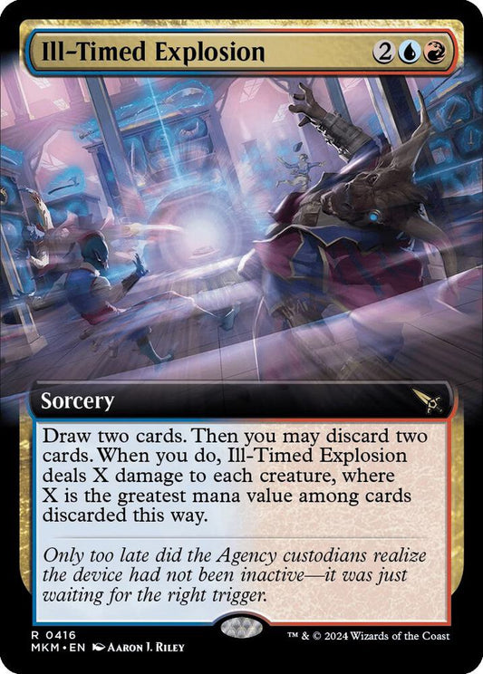 Ill-Timed Explosion (Extended Art) - Murders at Karlov Manor (MKM) *FOIL*