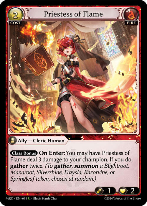 Priestess of Flame - Mercurial Heart (MRC) *FOIL*