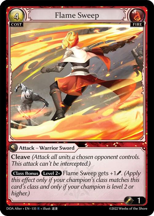 Flame Sweep - Dawn of Ashes Alter Edition (DOA Alter)