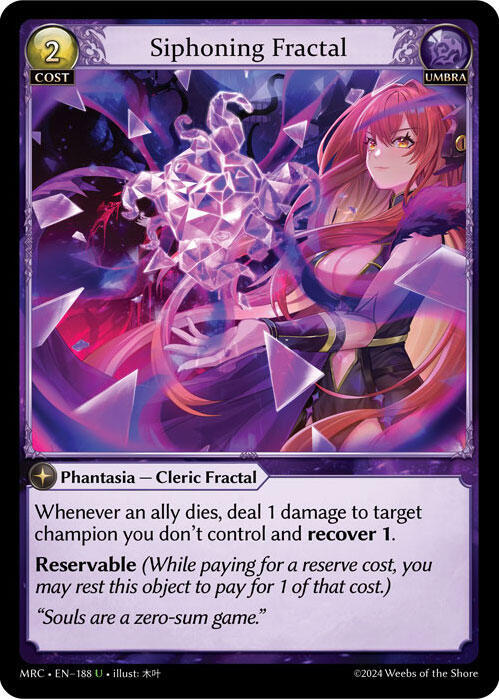 Siphoning Fractal - Mercurial Heart (MRC)
