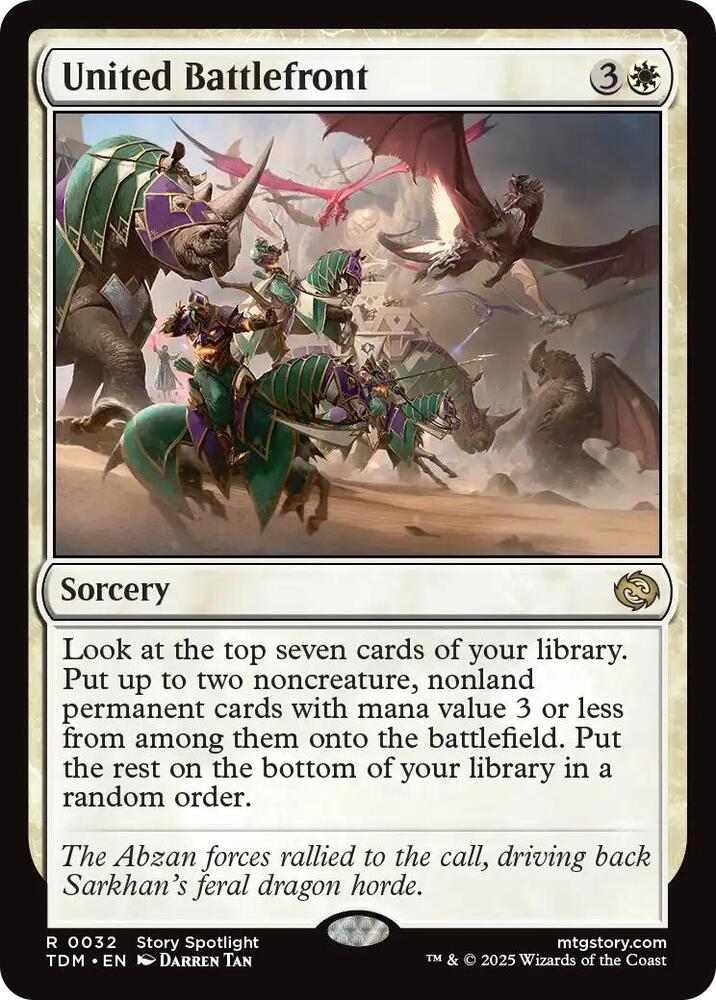 United Battlefront - Tarkir: Dragonstorm (TDM) *FOIL*