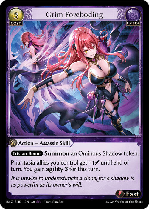 Grim Foreboding - Tristan Re:Collection, Shadowdancer (SHD)