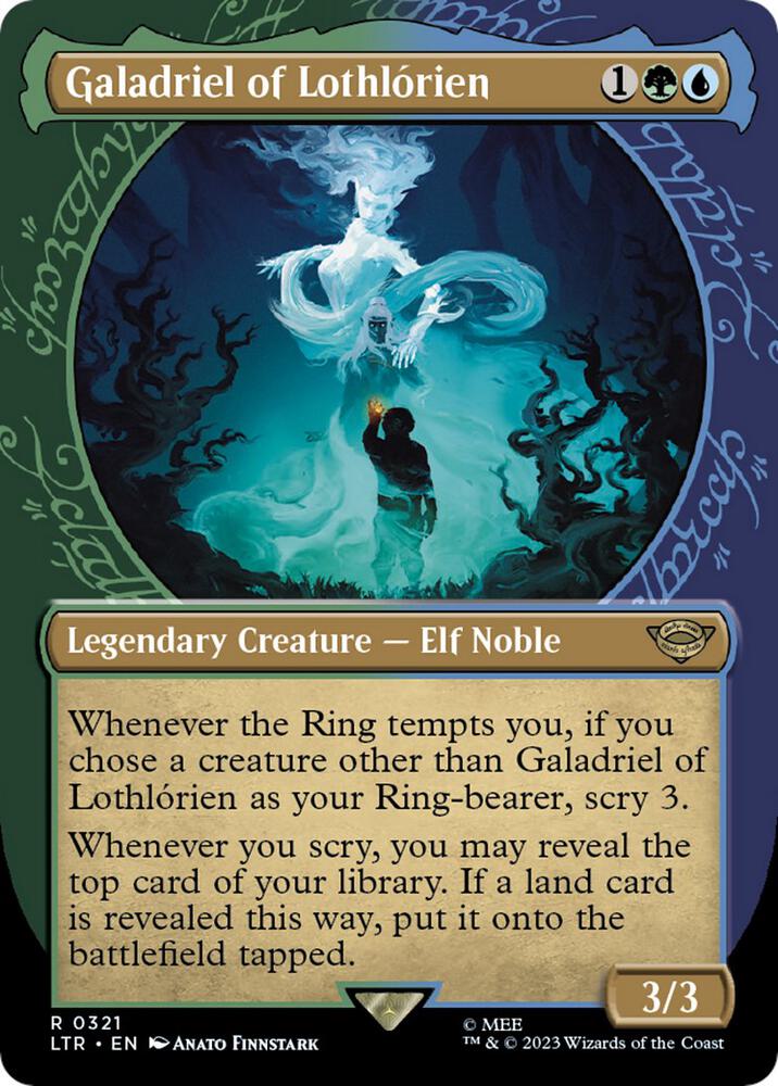 Galadriel of Lothlorien (Showcase) - Universes Beyond: The Lord of the Rings: Tales of Middle-earth (LTR) *FOIL*