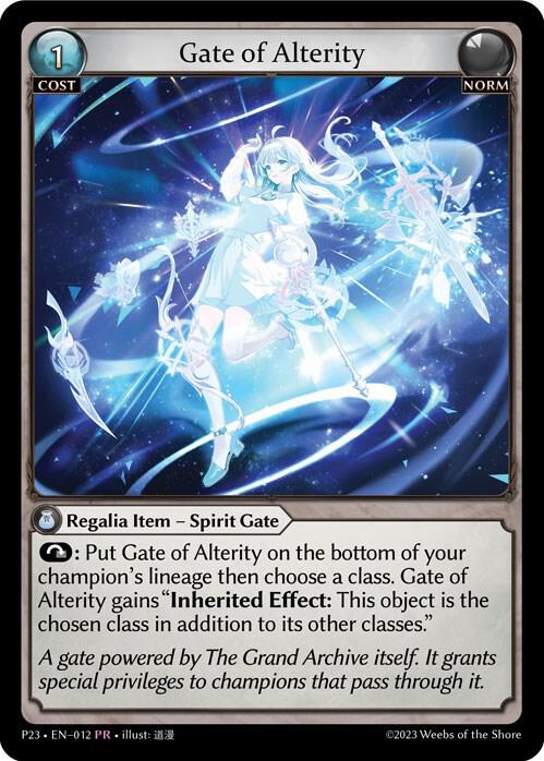 Gate of Alterity - Promotional Cards (P)