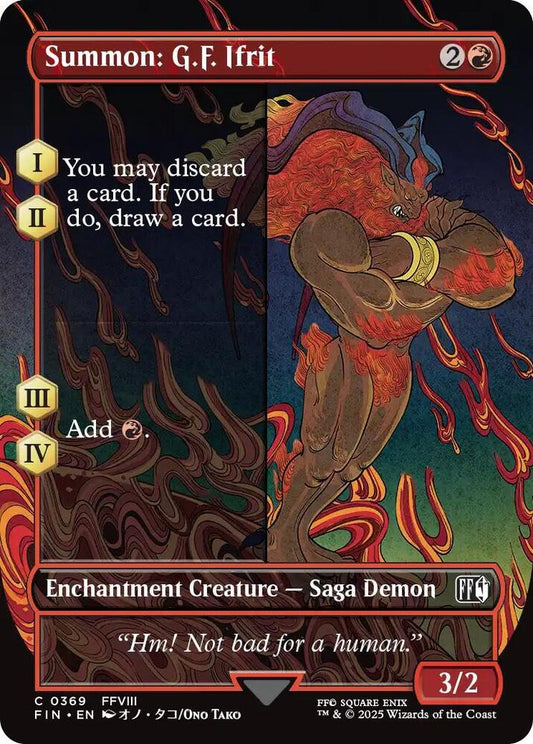 Summon: G.F. Ifrit (Borderless) - FINAL FANTASY (FIN)