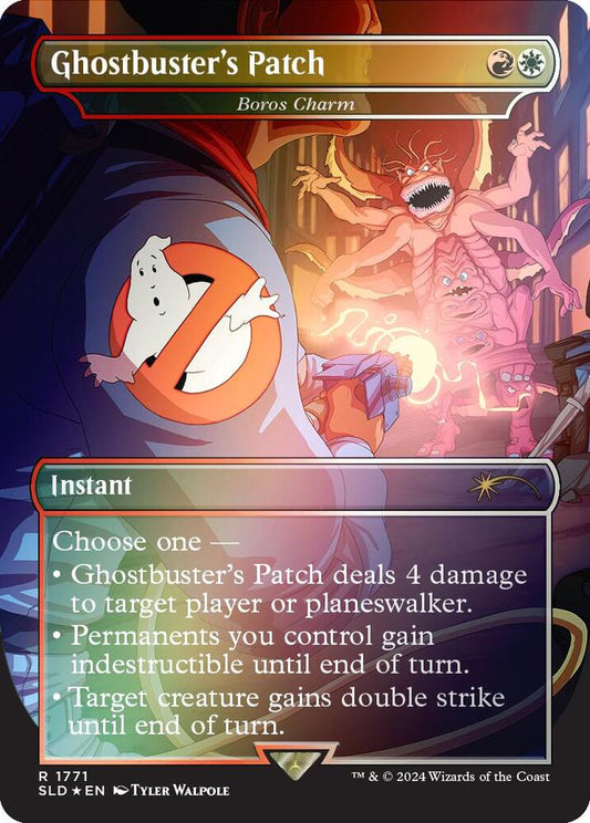 Ghostbuster's Patch - Boros Charm - Secret Lair Drop Series (SLD)  *Rainbow Foil*