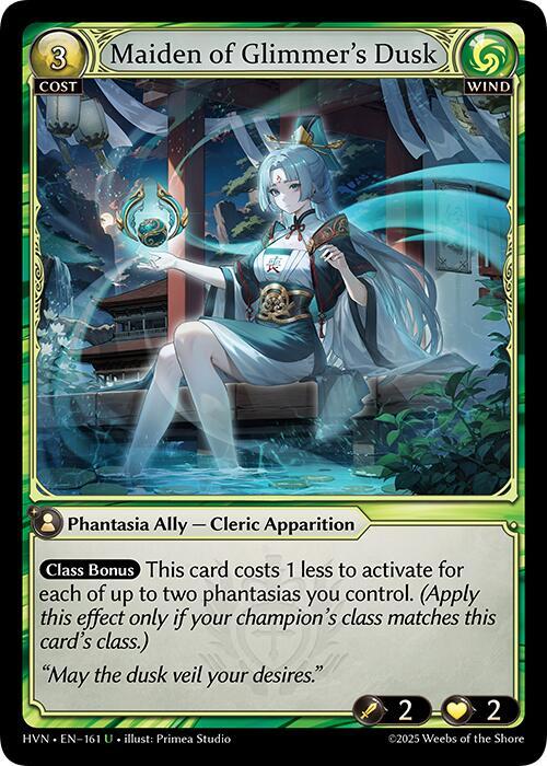 Maiden of Glimmer's Dusk - Abyssal Heaven (HVN) *FOIL*
