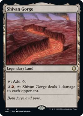Shivan Gorge - Commander: Dominaria United (DMC)