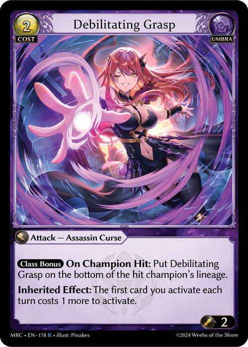 Debilitating Grasp - Mercurial Heart (MRC)