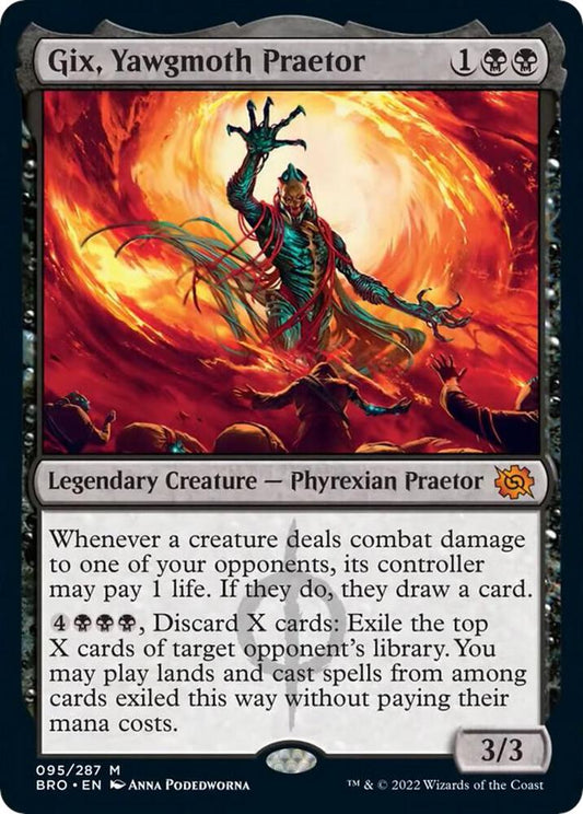 Gix, Yawgmoth Praetor - The Brothers' War (BRO) *FOIL*