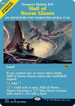 Hall of Storm Giants (Dungeon Module) - Adventures in the Forgotten Realms (AFR) *FOIL*