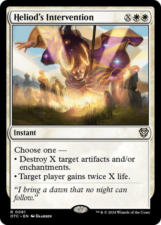 Heliod's Intervention - Commander: Outlaws of Thunder Junction (OTC)