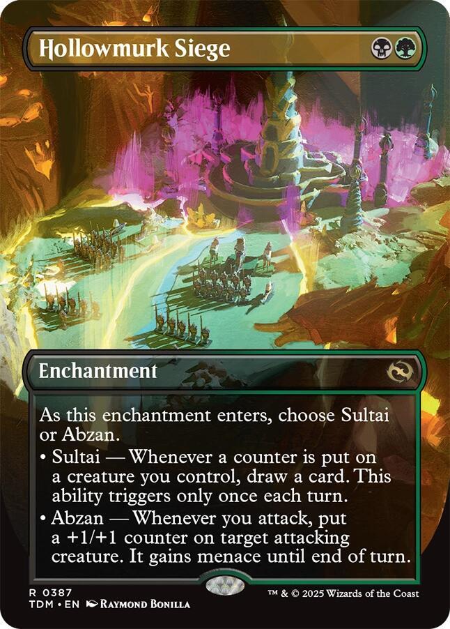 Hollowmurk Siege (Borderless) - Tarkir: Dragonstorm (TDM)