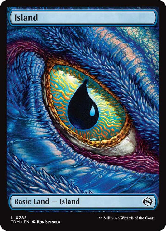 Island (0288) - Tarkir: Dragonstorm (TDM)