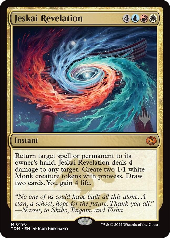 Jeskai Revelation - Promo Pack: Tarkir: Dragonstorm (PPTDM)