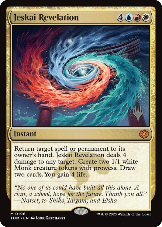 Jeskai Revelation - Promo Pack: Tarkir: Dragonstorm (PPTDM)