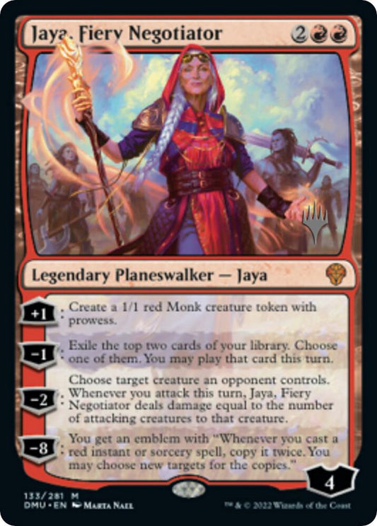 Jaya, Fiery Negotiator - Promo Pack: Dominaria United (PPDMU) - FOIL