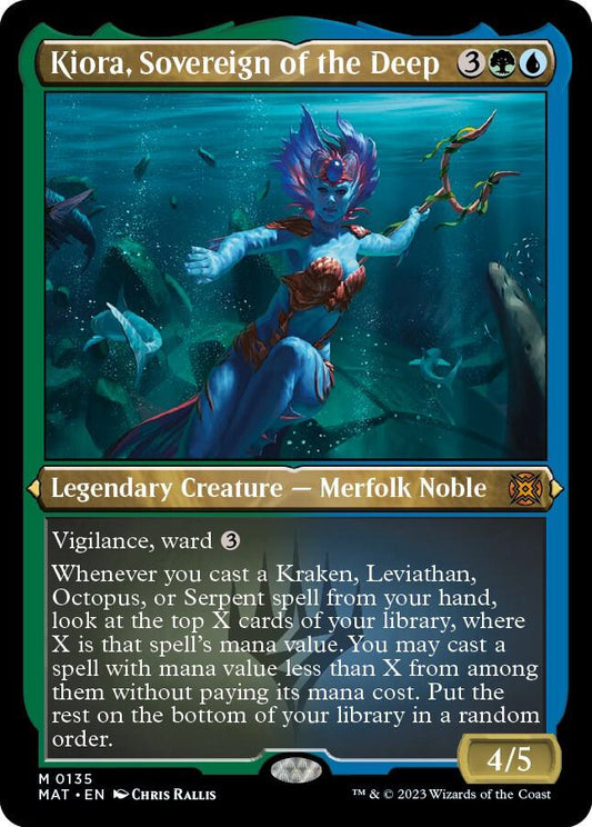 Kiora, Sovereign of the Deep (Foil Etched) - March of the Machine: The Aftermath (MAT)