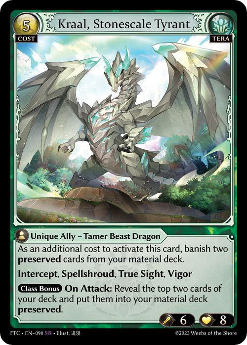 Kraal, Stonescale Tyrant - Fractured Crown (FTC) *FOIL*