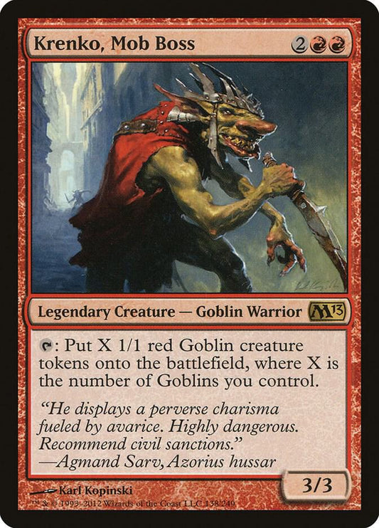 Krenko, Mob Boss - Magic 2013 (M13) (M13)