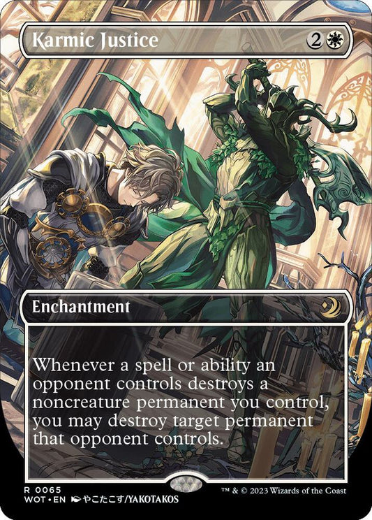 Karmic Justice (Anime Borderless) - Wilds of Eldraine: Enchanting Tales (WOT)