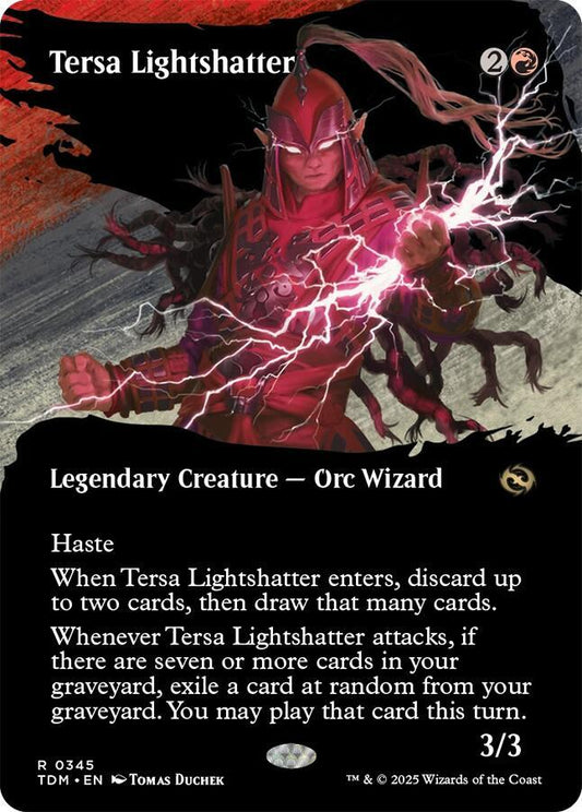 Tersa Lightshatter (Borderless) - Tarkir: Dragonstorm (TDM) *FOIL*