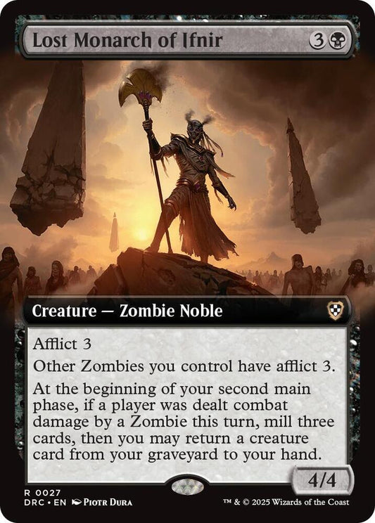 Lost Monarch of Ifnir (Extended Art) - Commander: Aetherdrift (DRC)