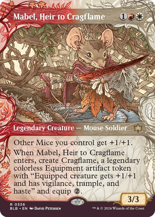 Mabel, Heir to Cragflame (Showcase) - Bloomburrow (BLB)