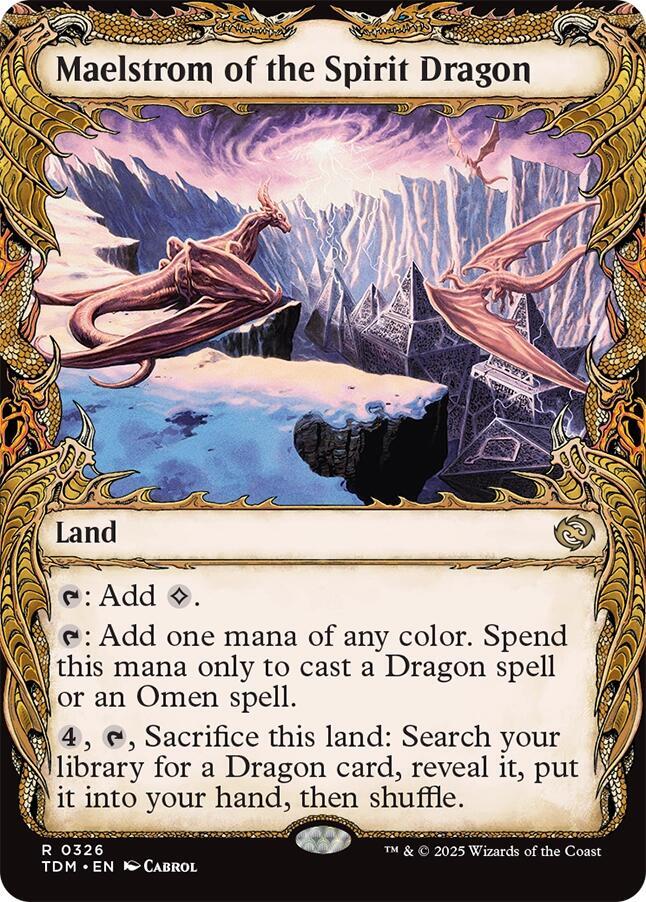 Maelstrom of the Spirit Dragon (Showcase) - Tarkir: Dragonstorm (TDM)