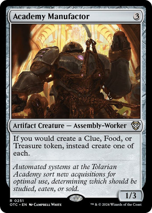 Academy Manufactor - Commander: Outlaws of Thunder Junction (OTC)
