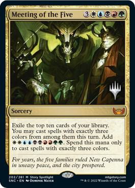 Meeting of the Five - Promo Pack: Streets of New Capenna (PPSNC)