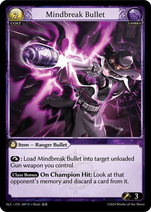 Mindbreak Bullet - Alchemical Revolution (ALC)