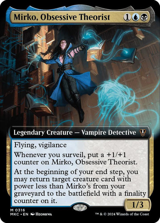 Mirko, Obsessive Theorist (Extended Art) - Commander: Murders at Karlov Manor (MKC)