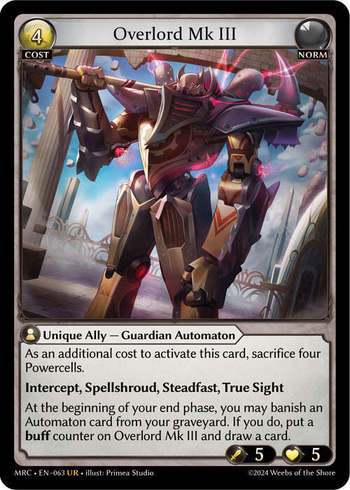 Overlord Mk III - Mercurial Heart (MRC)